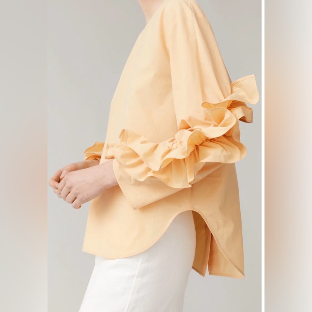 COS Ruffle Sleeve shirt - Picture 4 of 10